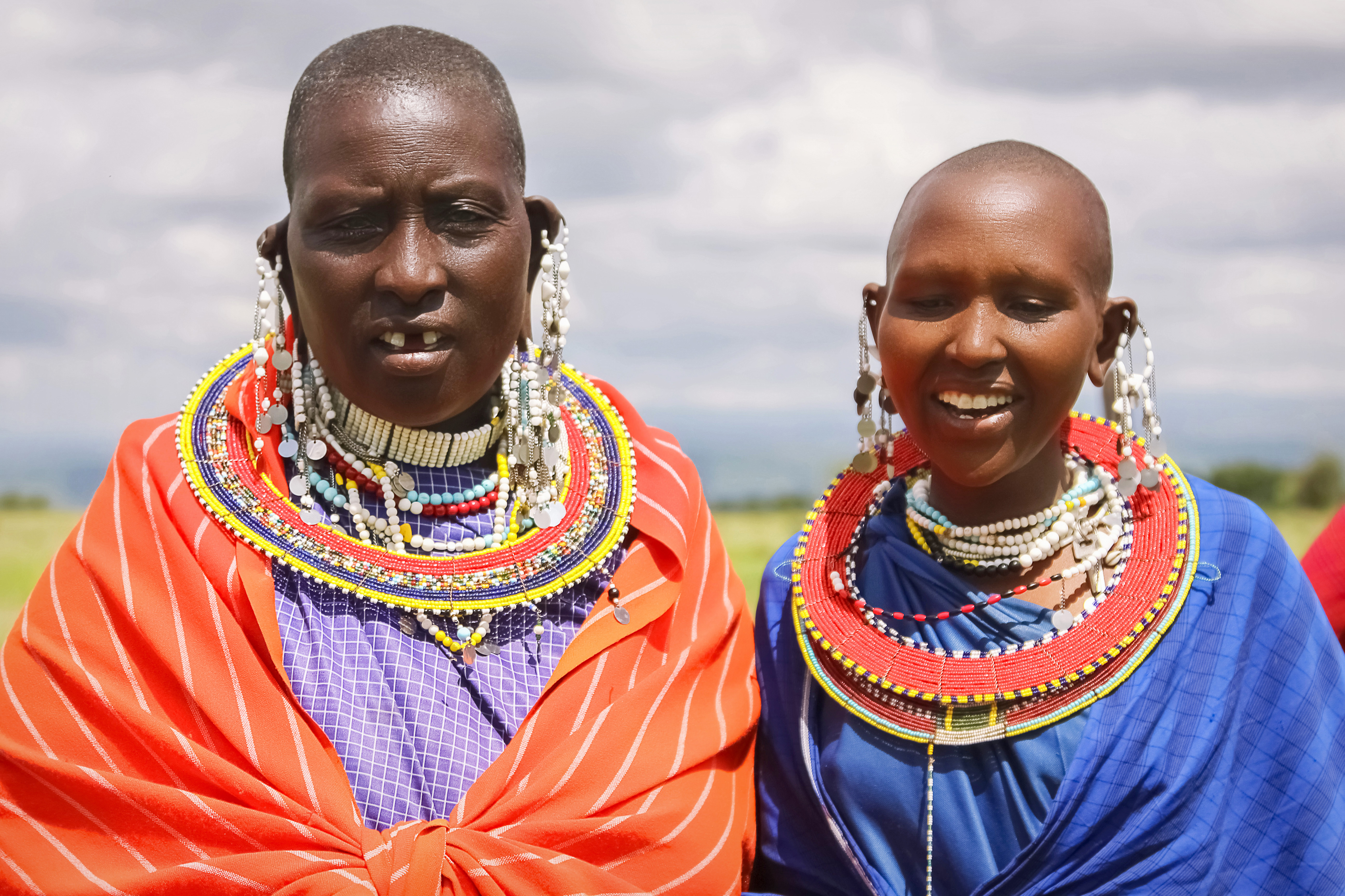 Africa Tanzania February 2016 Masai Woman Tribe Village Trad